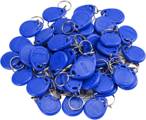RFID ID Card Keyfob for Door Access Control Proximity 125KHz Keychain ID Cards Read Only 50pcs...