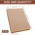 Whaline 18Pcs Brown Felt Fabric Sheets Assorted Soft Thick Craft Felt Pack for DIY Craft Sewing Patchwork Art Projects, 7.9 x 11.8 Inch...