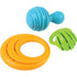 Constructive Playthings Calypso Baby Musical Toys, Includes Shaker, Rattler and Tambourine, Playroom Essentials, Learn Rhythm and Sound, Multicolo...
