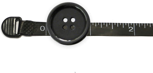 Buttons 1 Inch (1”) 4 Hole 10 Pieces - White Black Clear - Sewing Crafts Replacement Button -Perfect for Crafts, Coats, Shirts, Pants, Shorts, Car...