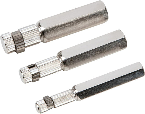 Performance Tool W83204 3 Piece Set, Hardened Steel Construction, Broken Pipe Extractor, Government-Compliant, 3/8-inch, ½-inch, and ¾-inch Pipe C...