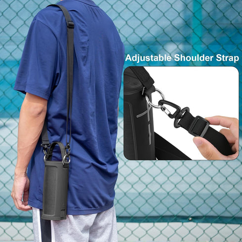 TXEsign Silicone Case Cover for Ultimate Ears Boom 3 Bluetooth Speaker, Travel Carrying Protective Skin Sleeve Speaker Cover with Handle Strap and...