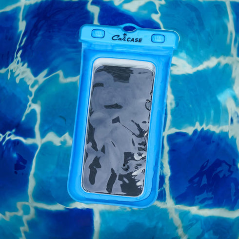 CaliCase Universal Waterproof Floating Phone Pouch - IPX8 Waterproof Floating Phone Case with Lanyard for iPhone X-15/ S20-S24/ Pixel 1-8 - Pink G...