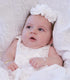 Cherished Moments "Petals Keepsake Headband for Christenings, Baptism and Baby Blessings (Ivory)...