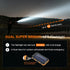 Solar Charger, Portable 38800mAh Solar Power Bank IPX5 Waterproof with Built-in Solar Panel Charger and LED Flashlight, Solar Phone Charger Batter...