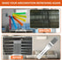 Cenipar 2PCS Air Conditioner Condenser Fin Comb Set Include FCR6 Fin Comb and Stainless Radiator Fin Comb Compatible with Air Conditioner HVAC Fin...