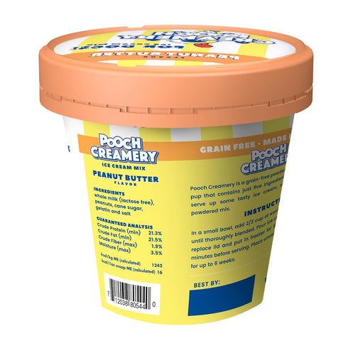 Pooch Creamery Ice Cream Mix for Dogs - Peanut Butter …...