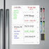 Magnetic Dry Erase Board Sheet for Refrigerator/Office/Locker, White Board Organizer and Planner with Stain Resistant Technology, Include 1 Eraser...