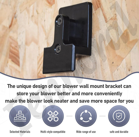 Blower Wall Mount/ Wall Mount Hanger for EGO Leaf Blower 765 CMF Power+ LB7654, Plastic Wall Holder Wall Bracket for Hanging Leaf Blower...