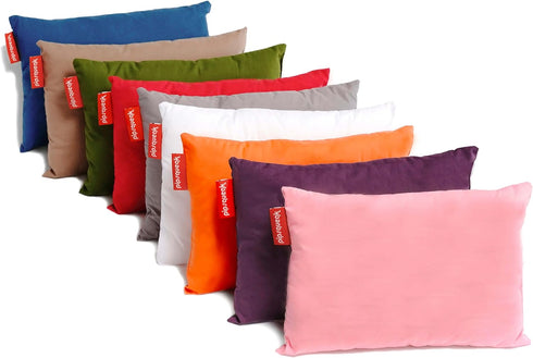 Pipsqueak Microfiber Pillow - Small, Mini - 11 x 7 in - Perfect for Travel, Cars, Airplanes, Camping, Dogs, Toddlers, Kids, Lumbar, Knees and Neck...