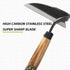 Japanese Garden Hoe for Weeding Sickle, Hoe Garden Tool Hand Grass Sickle, Weeding Tool for Gardening with High Carbon Steel Blade for Cutting Gra...