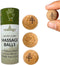 Travel Cork Massage Ball | Lightweight, Sustainable Alternative to Lacrosse Ball for Muscle Pain Relief (Extra Small 0.75 Inch (Pack of 3), Sanded...