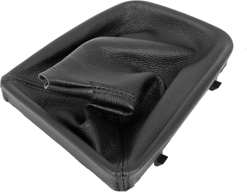 X AUTOHAUX Gear Shifter Knob Boot Dust Cover PU Leather for BMW 323i 328i 1998-1999 for BMW 325i 330xi 2004-2005...