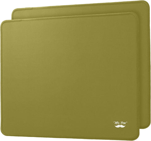 Mr. Pen- Mouse Pad, 12.8"x11.3", 2 Pack, Green Mouse Pads for Wireless Mouse, Computer Mouse Pad Gaming, Mouse Pad for Laptop, Gamer Mouse Pad, Pa...
