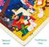 Nativity Scene Kids 24 Piece Puzzle for 3 Year Old, Unique Shape Jigsaw Pieces Christmas Wooden Jigsaw Puzzles for Toddlers Ages 3-5, Preschooler ...