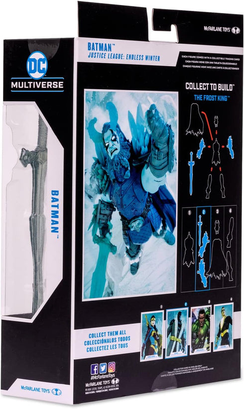 DC Multiverse Batman Endless Winter 7" Action Figure with Build-A Frost King Piece and Accessories...