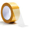 Double Sided Tape 2in × 66ft Strong Self Adhesive Removable Mesh Tape, Residue Free Heavy Duty Universal Clear Carpet Tape with Fiberglass Mesh fo...