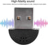 Mini Microphone, Portable USB Studio Speech 360° Omnidirectional Noise Cancellation Microphone Recording Audio MIC Adapter for Computer PC(black)...