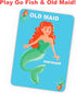 Giant Go Fish Card Game for Kids and Families – Play Go Fish and Old Maid – Large 5x7in Cards – Adorable Animal Art – a Fun Gift idea for Boy/Girl...