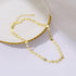 CAROVO Dainty Gold Chain Choker Necklace for Women 18K Gold Plated Minimalist Figaro Beaded Lace Satellite Coin Chain Necklace Delicate Choker Jew...