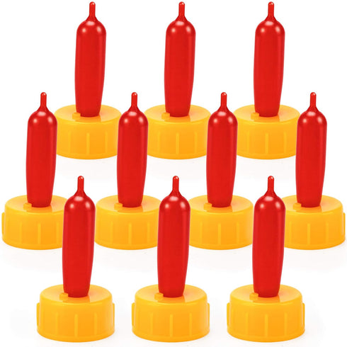 PAGOW 10PCS Nipple for Goats, Small Animal Milk Drink Nipple, Soft Rubber Pacifier for Nursing Lambs and Goat Kids...