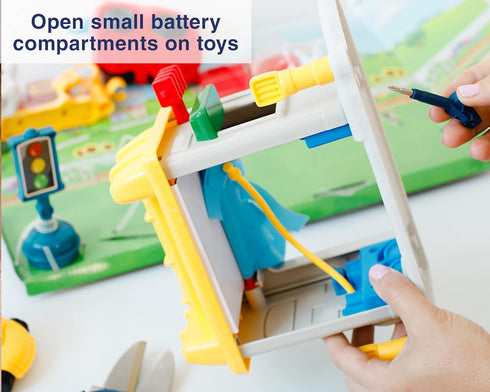 Zibra Open-It! All-In-One Multi Tool with Heavy-Duty Scissors, Box Cutter, Screwdriver, and Package Opener, Blue...