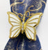 Butterfly Napkin Ring Set of 6, Metal Napkin Rings Dinner Napkin Holder for Wedding Birthday Valentine's Day Christmas Party Dinner Table Decor (6...