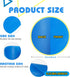 9inch Spot Markers Flat Field Cones? Non Slip Rubber Agility Markers Flat Field Cones ? for Soccer Basketball Sports Speed Agility Training ?12 pc...