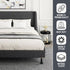 Kings Brand Furniture - Plastic Bed Frame Glide Legs - Bed Frame Leg Feet to Replacement Wheels - Set of 6...