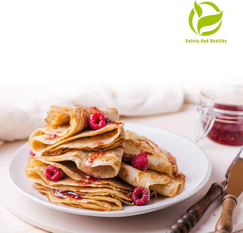 Prowithlin 4 Piece Crepe Spreader and Spatula Set, Crepes Maker Made Of 100% Natural Beech Wood, 12" Crepe Spatula and 4.7" Crepe Spreaders, Crepe...