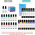 YRYM HT Candle Dye - 16 Popular Vibrant Colors Candle Making Liquid Oil-Based Dye for Wax - Safe and Natural (16 Bottle)...