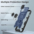 Caka for iPhone 14 Case, iPhone 13 Case with Camera Cover & Kickstand with Built-in 360°Rotate Ring Stand Heavy Duty Protective Phone Cover Case f...