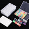 SGHUO Diamond Art Painting Bead Storage 3 Pack 28 Grids Diamond Art Accessories Boxes Plastic Organizer, Bead Organizer...