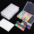 SGHUO Diamond Art Painting Bead Storage 3 Pack 28 Grids Diamond Art Accessories Boxes Plastic Organizer, Bead Organizer...