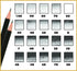 Koh-I-Noor Toison d'Or Graphite Pencil and Kneaded Eraser Set, 4 Degrees, 4 Pencils Per Pack (FA1900.4SET)...