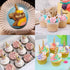 Unicorn Cupcake Topper Decoration Molds Set - MoldFun Unicorn Head, Horn, Ears and Rainbow Silicone Mould for Fondant Gum Paste Polymer Clay, Birt...