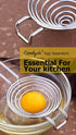 CAMKYDE Egg Separator Food Grade Stainless Steel Egg Yolk White Separation Tool, Set of 2 (Red)...