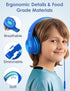 Kids Headphones with Cord, Over-Ear Headphones for Kids with Microphone, 85/94dB Volume Limit Headset for Kids with Shareport, Wired Headphones fo...