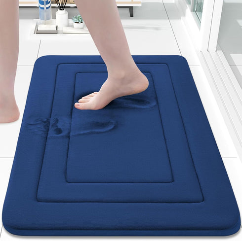 Arotive Memory Foam Bathroom Rug Mat 24x16, Ultra Soft and Absorbent Bath Mat, Machine Wash Dry, Comfortable Bath Rug Carpet for Bathroom Floor, T...