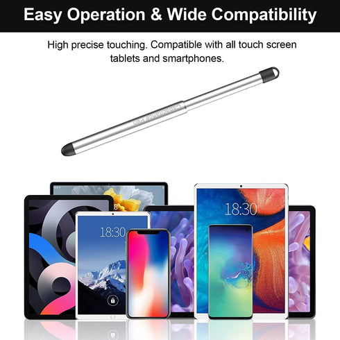 Stylus Pens with Pen Slot for Touch Screens, High Precision Capacitive Universal Stylus for iPad iPhone Tablets Samsung Galaxy All Touch Screen De...