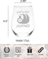 Lets Get Slothed Stemless Wine Glass - Funny Sloth Themed Gift for Women and Men 17 oz...