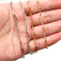 DIY 10M 32.8 Feet Gold Chain Roll Chains Stainless Steel Cable Chain Necklace Chains with Jump Rings Lobster Clasps for Women Adults Jewelry Makin...