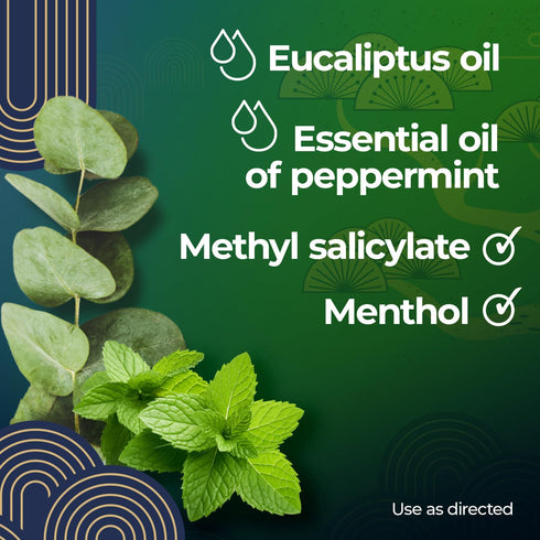 Analgesic Oil | Natural Relief for Muscle Aches with Menthol & Methyl Salicylate; Soothing Massage Oil for Muscle Aches; Joint Stiffness, and Disc...