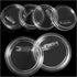 Acrylic Button Pin Badge LUORNG 8 Sets 58mm / 2.28 inch Clear Round Pin Blank Buttons Badges Kit for DIY Crafts and Craft Activities, Acrylic Butt...