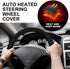 Heated Steering Wheel Cover 15" Steering Wheel Warmer 12V Heated Auto Steering Wheel Protector Cover for Winter Universal Fit Steering Wheel Outer...