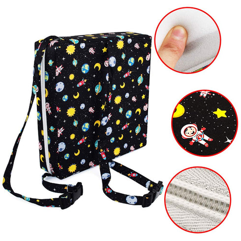 Dining Chair Heightening Cushion Portable Dismountable Adjustable Highchair Booster for Baby Toddler Kids Infant Washable Thick Chair Seat Pad Mat...