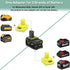 DM18RL Battery Adapter for Dewalt to Ryobi Battery Adapter, Convert Dewalt 20V Llithium Battery to Ryobi 18V P107 P108 Battery with 5V 2.1A MAX US...