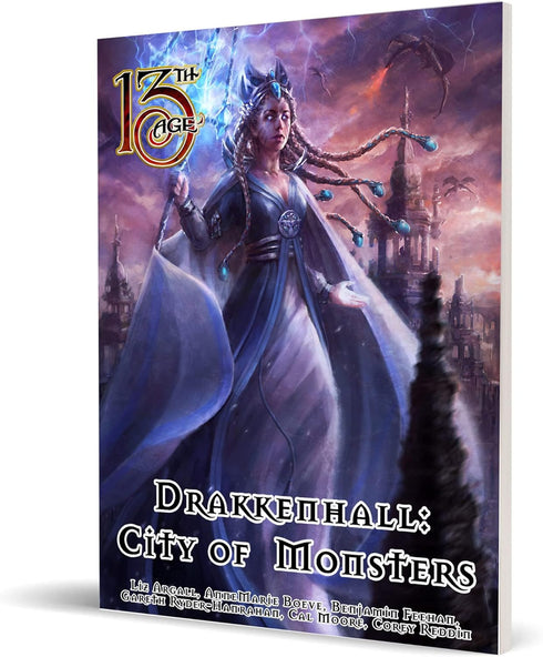 Drakkenhall: City of Monsters - Paperback Black &White Role Playing Game Book...