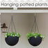 8 Pack White Vinyl Fence Hooks, 2 x 6 inch Pergola Patio Hooks Hangers for Hanging Plants, Planters, Bird Feeders, Lights, Lanterns, Tools...