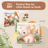 hahaland Baby Books 0-6 Months,Tummy Time Sensory Baby Toys 6 to 12 Months Touch Feel Book Textured Animals Mirror & Crinkle Paper Christmas Stock...